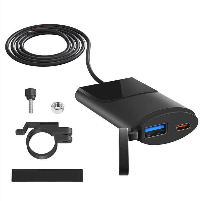 Quick Charge 3.0 Dual USB Motorcycle Phone Charger - Image 3