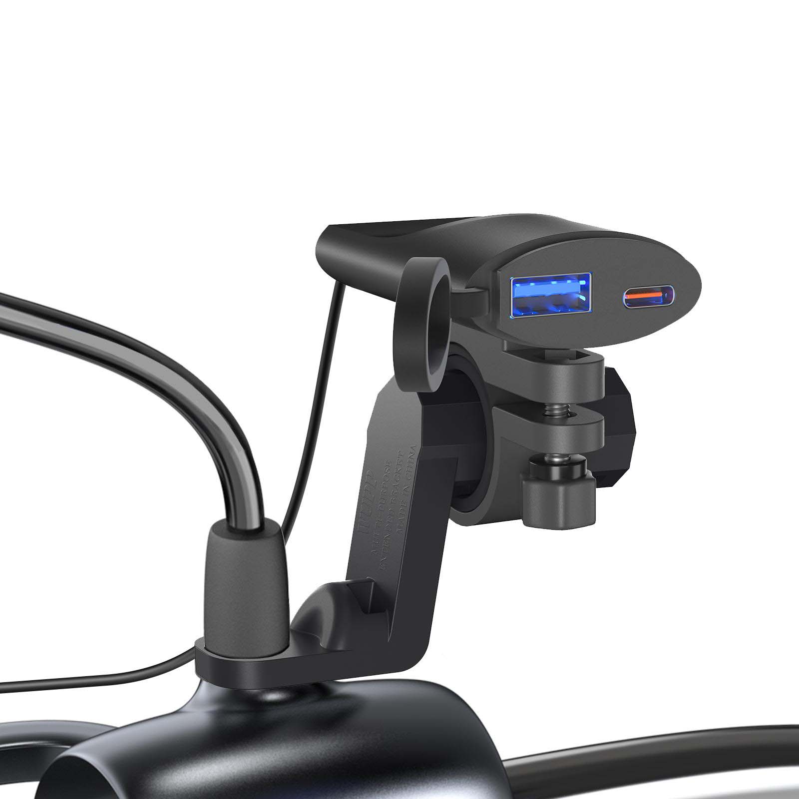 Quick Charge 3.0 Dual USB Motorcycle Phone Charger - Image 2